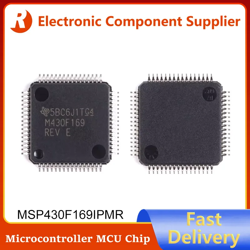 

MSP MSP430F169IPMR LQFP-64 100% Brand New Original MSP430F169 LQFP64 MSP430F 16-bit Microcontroller MCU Chip Controller