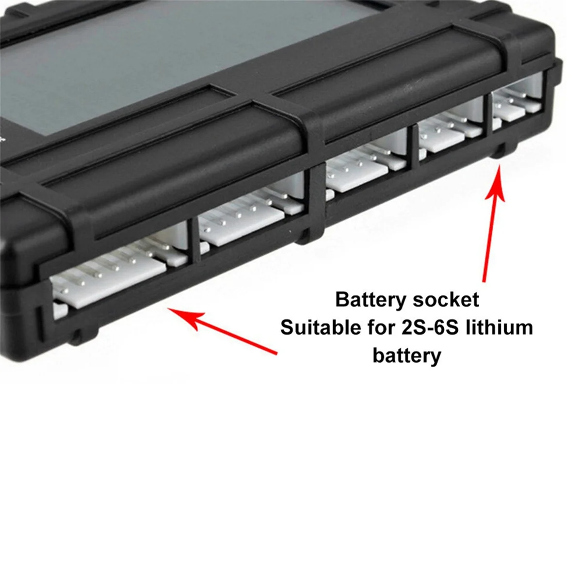 แบตเตอรี่3-in-1มิเตอร์วัดกระแสไฟเครื่องชาร์จแบตเตอรี่ RC LCD discharger สมดุลสำหรับมิเตอร์วัดกระแสไฟแบตเตอรี่ Li-Fe 2-6S