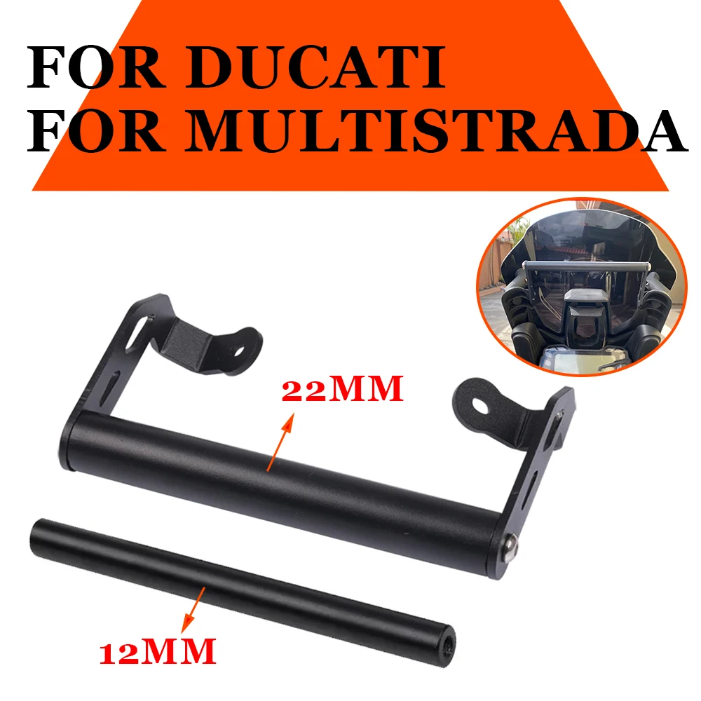 For DUCATI MULTISTRADA 950 1200S 1260S MTS 1200 1260 ENDURO Accessories Mobile Phone Stand Holder GPS Navigation Plate Bracket