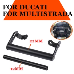 For DUCATI MULTISTRADA 950 1200S 1260S MTS 1200 1260 ENDURO Accessories Mobile Phone Stand Holder GPS Navigation Plate Bracket