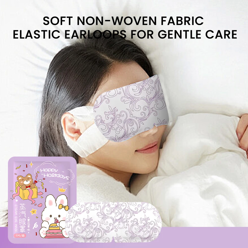 3/5/10/15Pcs Steam Self Heating Eye Mask Box Cute Cartoon Disposable Mask Relieve Fatigue Protection Patch Eyepatch Eyes Health