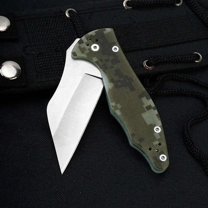 

G10 Handle Tactical Folding Knife 7cr13mov Blade Outdoor Camping Hunting Survival Safety Lifesaving Pocket Knives EDC Tool