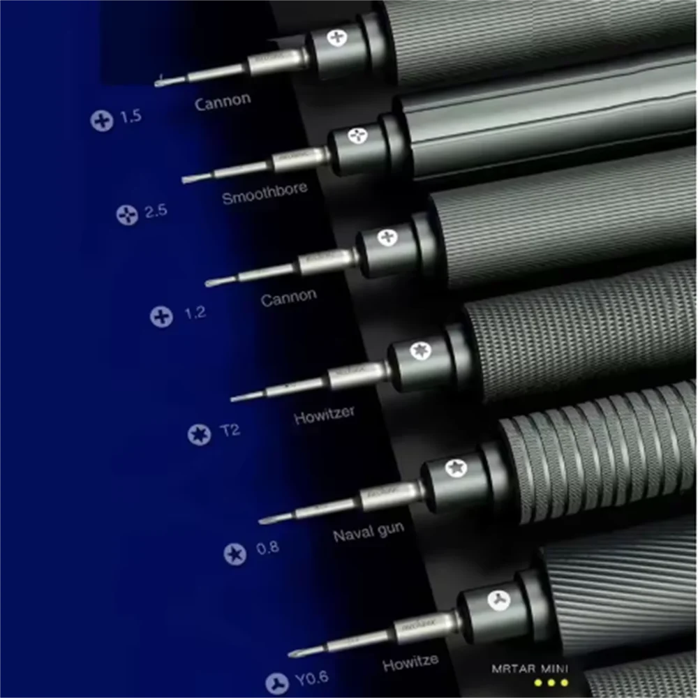 New MECHANIC High Hardness Screwdriver Kit Convex Cross Torx T2 Y0.6 Pentalobe Phillips for Phone Watch Repair Opening Tool