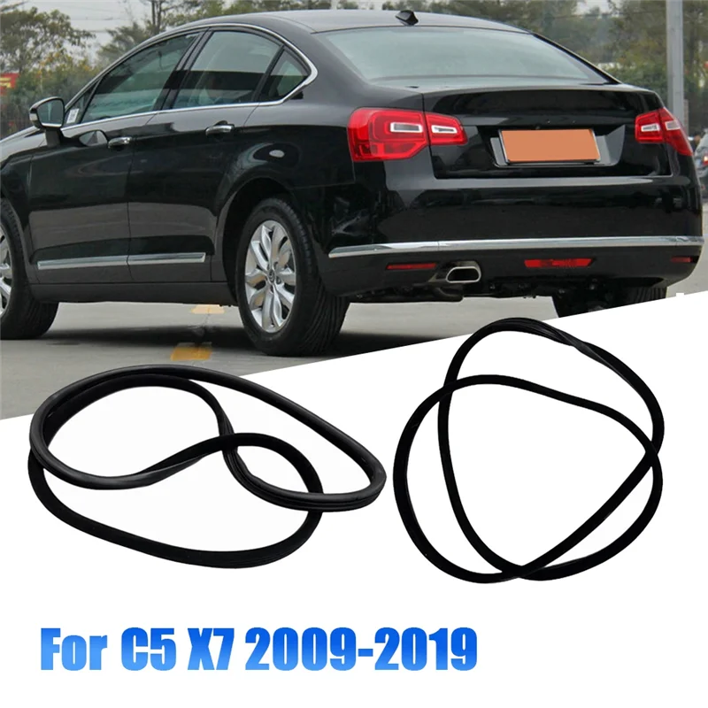 Front Door Sealing Seal Weatherstrip With Velvet 9025E5 9025E6 9025E7 for Citroen C5 X7 2009-2019 Car Door Frame Strip