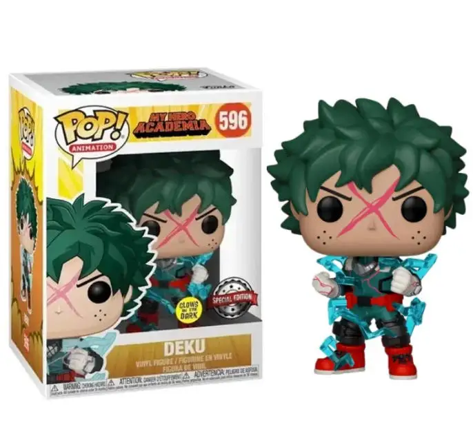 Funko POP My Hero Academia Deku 596 #   Figura de Vinilo de 10 cm, Muñeco Coleccionable de PVC, Juguetes para Niños, Regalo de Cumpleaños
