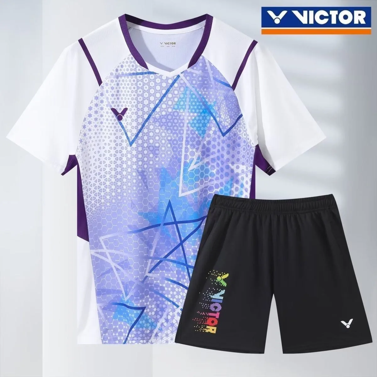 VICTOR t-shirt da uomo e da donna uniforme da Badminton Training t-shirt sportiva Unisex a maniche corte top traspirante ad asciugatura rapida