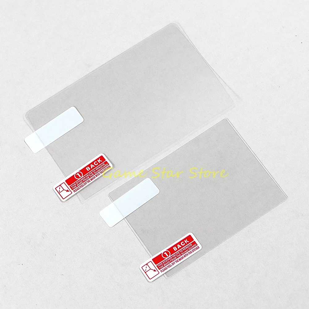 50sets Top Bottom LCD Screen Protector PET Clear Protective Film For New 3DS Game Console