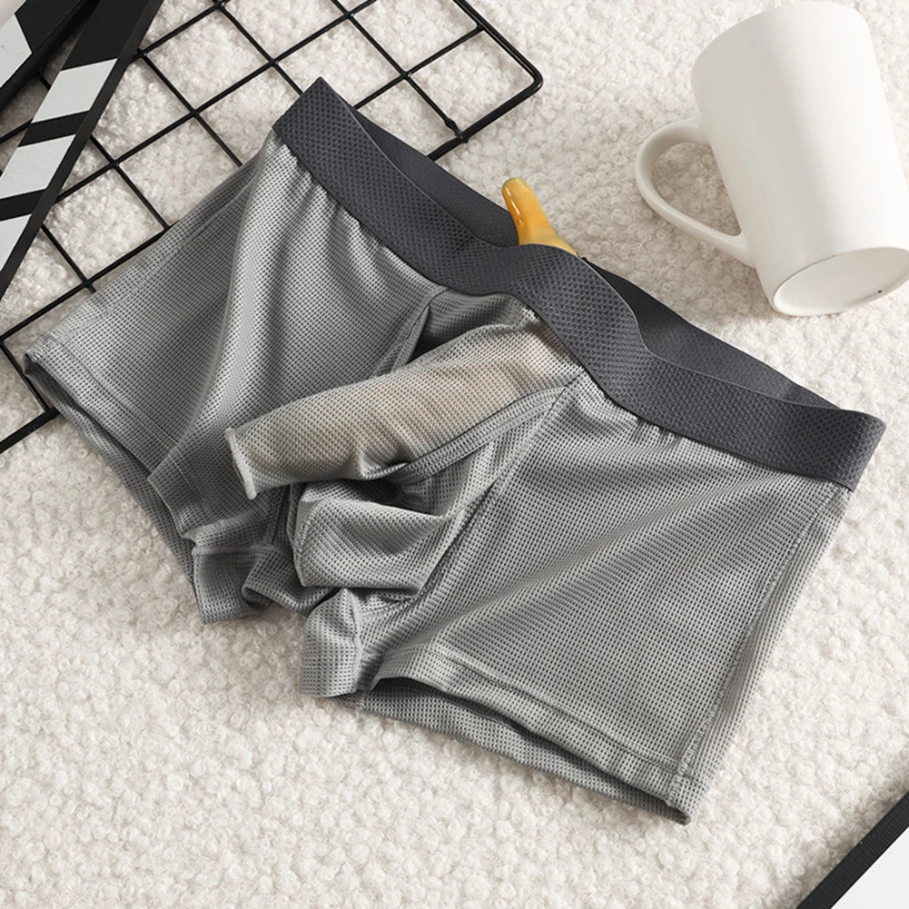 

Daily Use Fashion Wear Low Waist Boxer Shorts Low Waist Elastic Shorts Breathable Shorts Comfortable Wear Elastic Fit