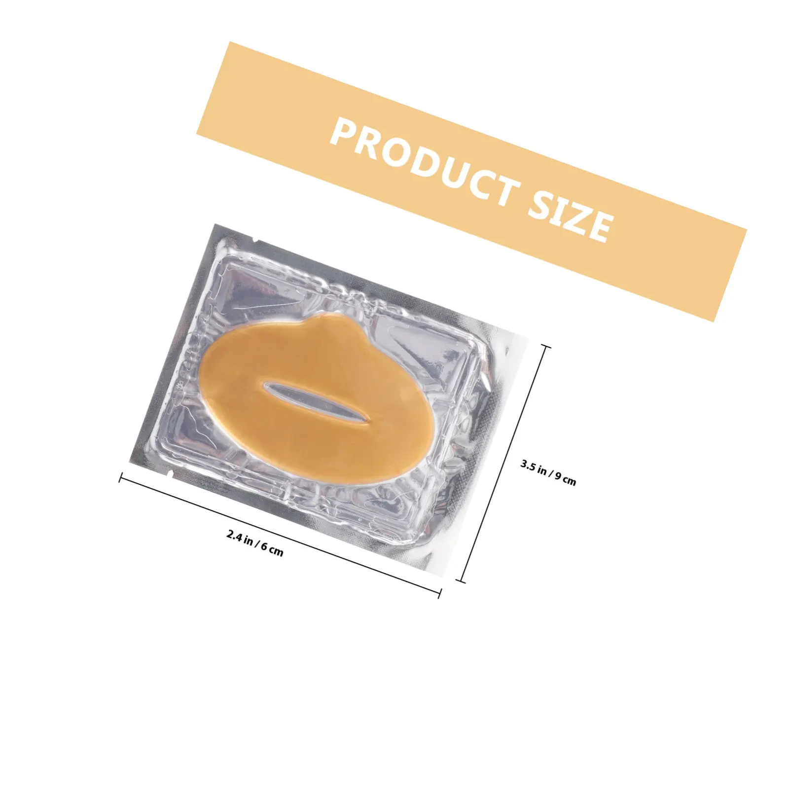 25Pcs Nourishing Lip Mask Professional Moisturizing Lip Care Tool Home Travel Use Exfoliating Sleeping Gel Pads for Dry Lips