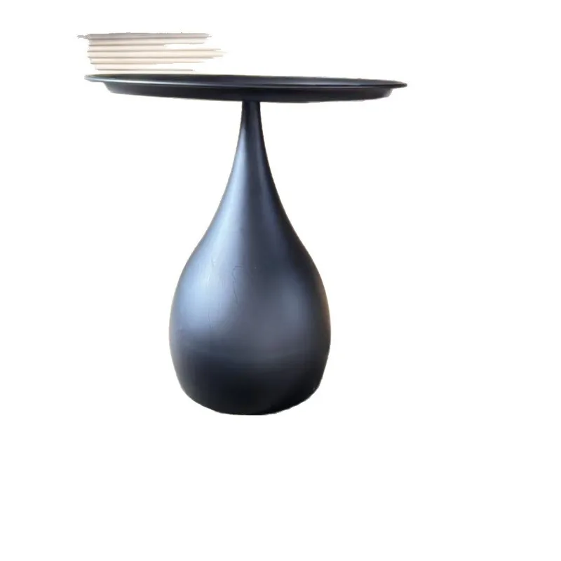 

Balcony Wrought Iron Coffee Creative Round Small Bedside Movable Sofa Side Bedroom Mini Bedside Table