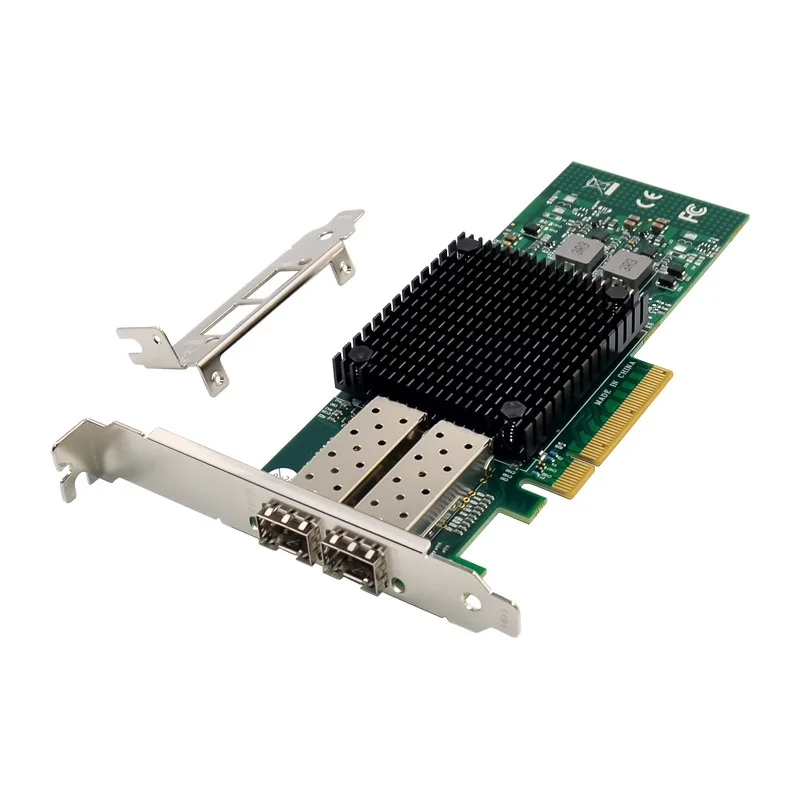 PCI-E X8 Dual-Port 10G SFP Server Fiber Network Card 10Gb Ethernet SFP+ Port Network Card Mellanox ConnectX-3 Chipset