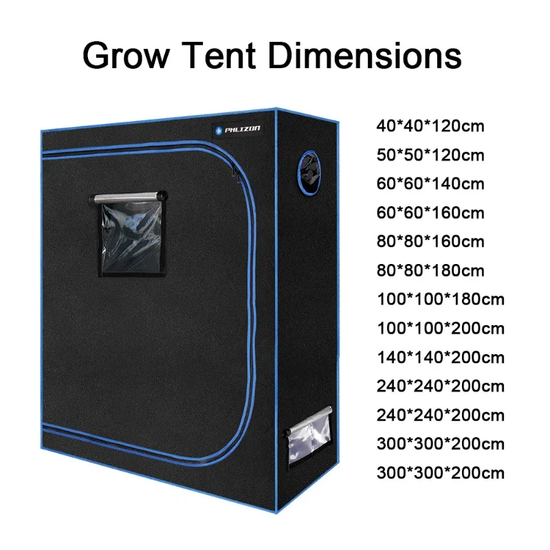 Factory manufacturer price Indoor Grow room 40/60/80/100/120/240cm Hydroponic Complete Kit Growing System Plant Grow Room Box