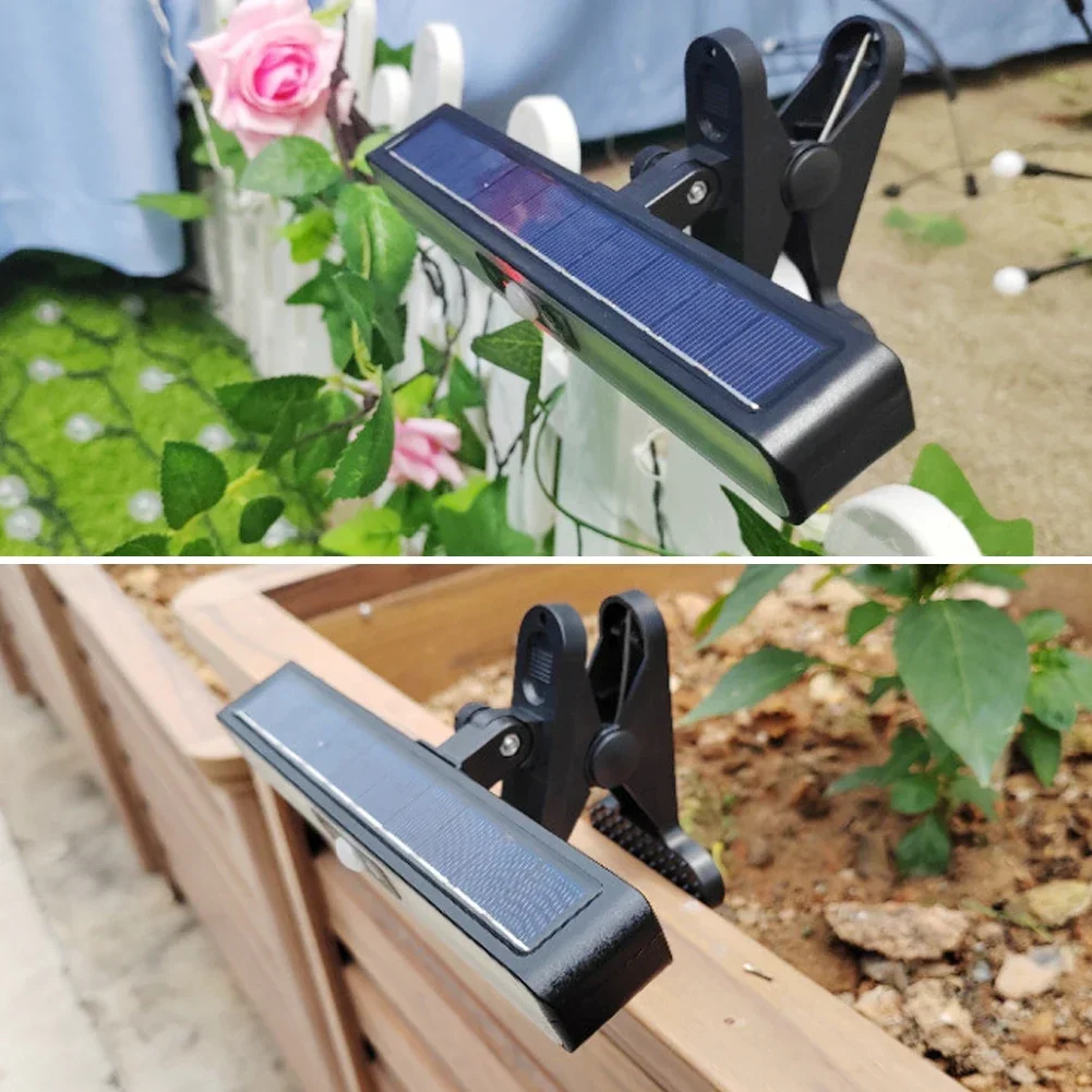 Impermeável Solar LED Lamp, Lâmpada decorativa Clip, Luz de suspensão de parede, Iluminação doméstica e exterior, Paisagem do jardim