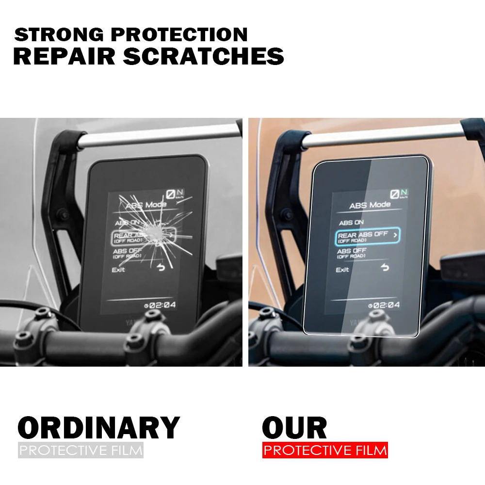 For Yamaha Tenere 700 Tenere700 2023+ Motorcycle Accessories Scratch Cluster Screen Dashboard Protection Instrument Film