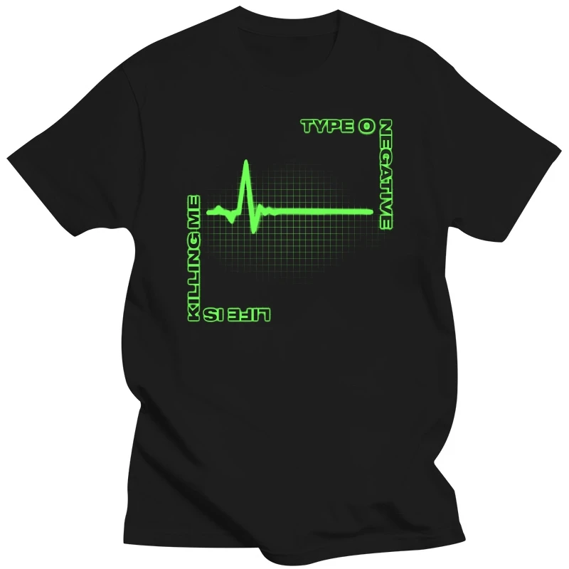 Type O Negative Band Life Is Killing Me New Short Long Sleeve Black T-Shirt