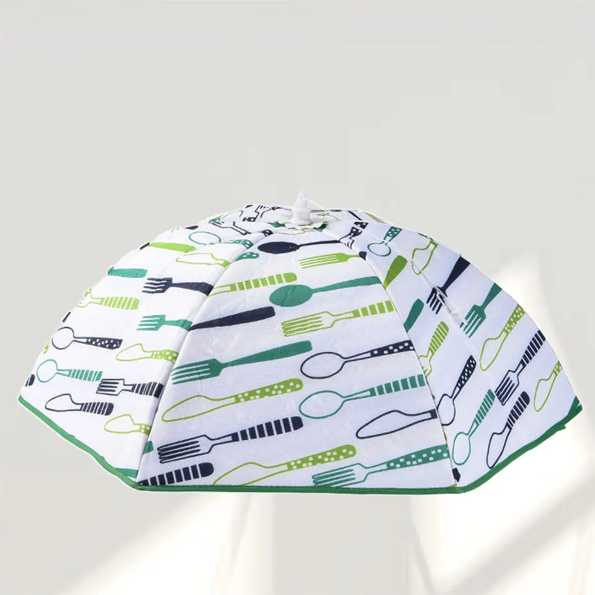 

1PC Foldable Food Dish Cover Printing Thermal Insulation Cover Umbrella with Aluminum Foil (Pattern 2)