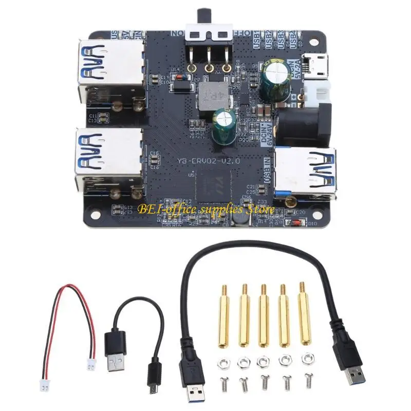 

A9LC USB Hub 5 Гбит / с. Высокая скорость 4 порта Splitter Splitter Одновременное использование 4 USB -устройства для ROS