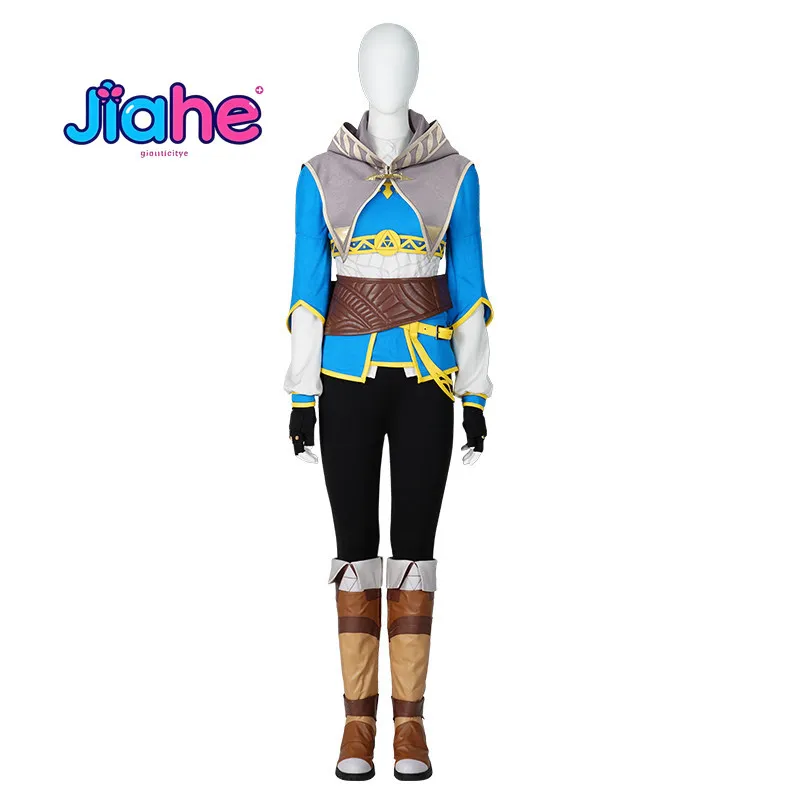 Princess Zelda Cosplay Costume Zelda Tears of the Kingdom Women fancy fantasy uniforms cloaks gloves Halloween party uniforms view 5