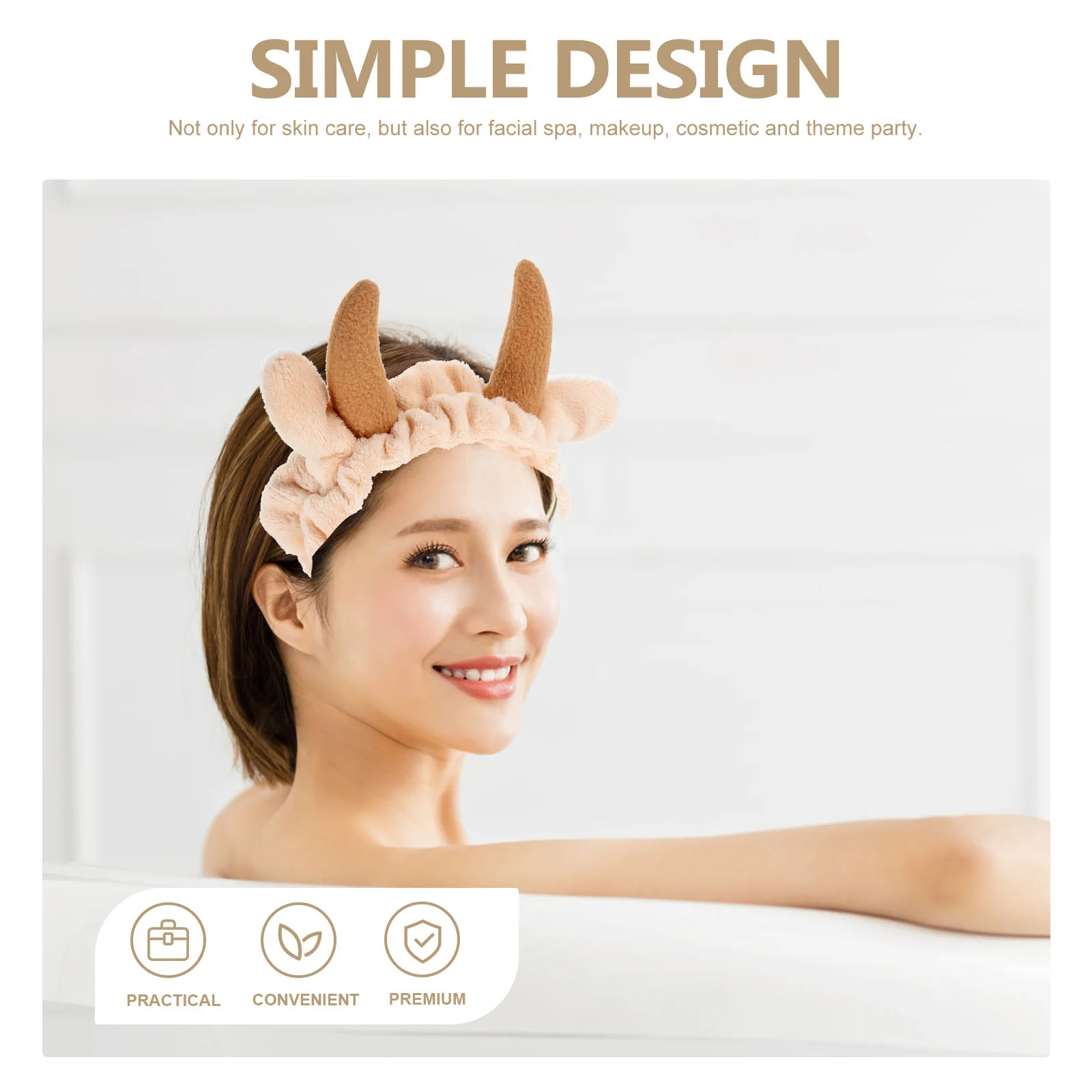 Animal Face Wash and Hair Bundle Head Band for Skin Care Headband Washing Headbands Women Spa Make up Skincare Makeup Cute