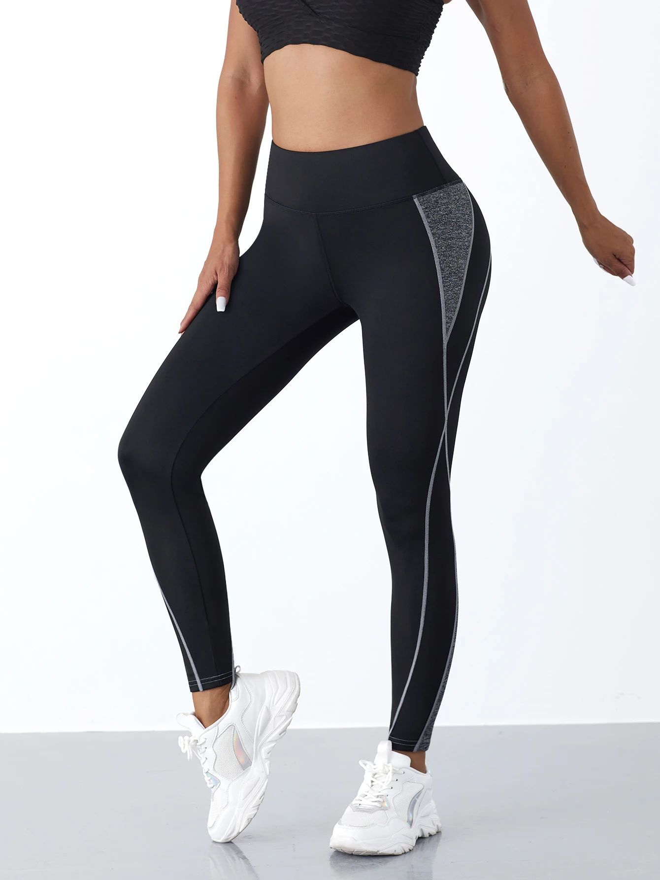 

Women's fitness exercise tight-fitting pants, high-waisted hip-lifting yoga pants, yoga wear leggings