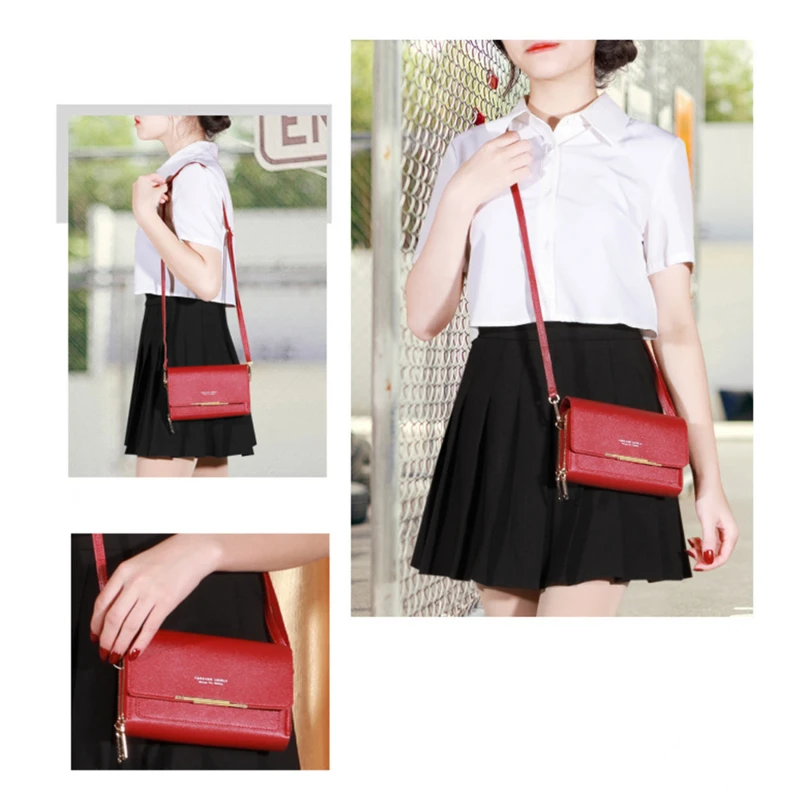 Women Small Square Bag Retro Versatile Single Shoulder Strap Casual Portable Female One Shoulder Crossbody Bag