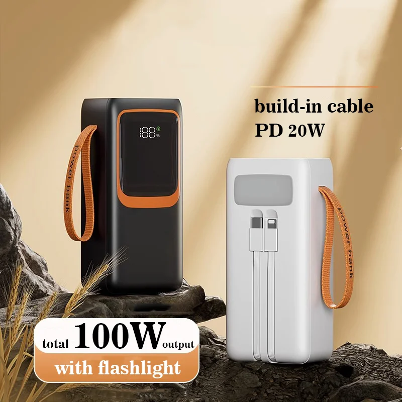 PD20W 30000mAh Power Bank Station caricabatterie rapido portatile batteria esterna Powerbank di grande capacità 20000mAh per iPhone Xiaomi