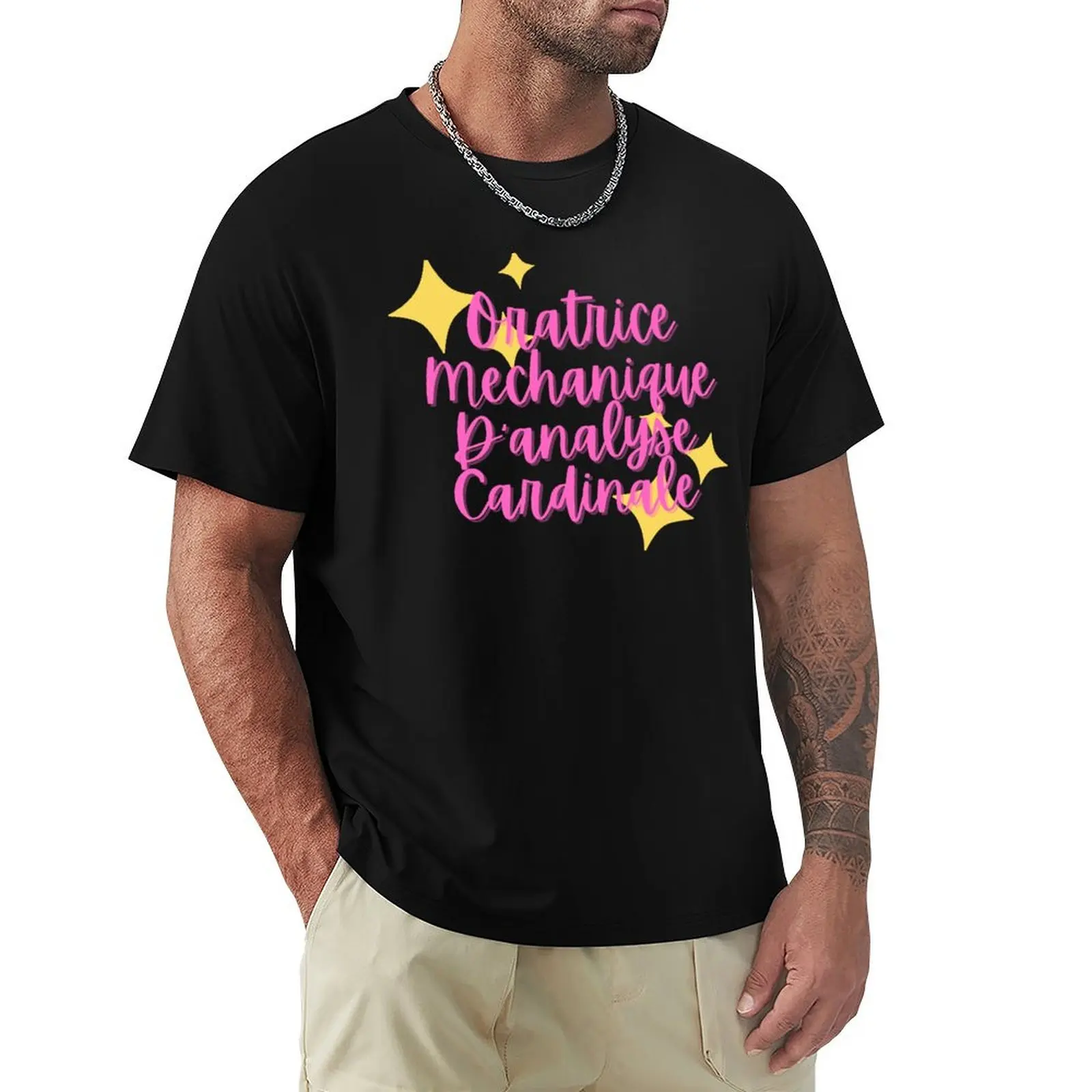 Camiseta Oratrice Mecanique d'Analyse Cardinale, camiseta de manga corta del Día de la Independencia