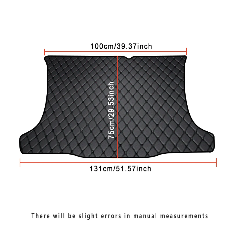 Car Floor Mat Trunk Mat For Nissan Tiida 2006 2007 2008 2009 2010 Leather Trunk Carpet Auto Interior Accessories