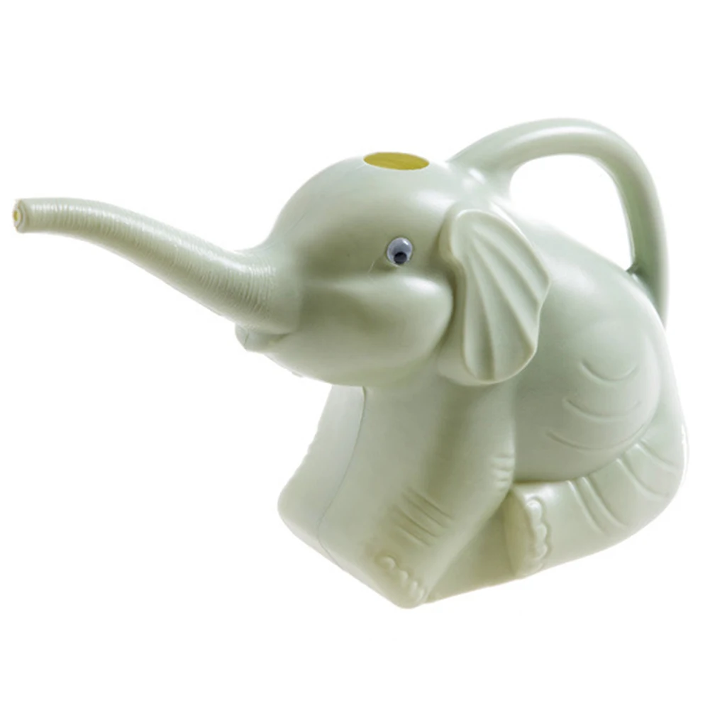 Children Gardening Tool Elephant Shaped Watering Pot Gardening Routine Sturdy PP Material User-friendly Vibrant Colors