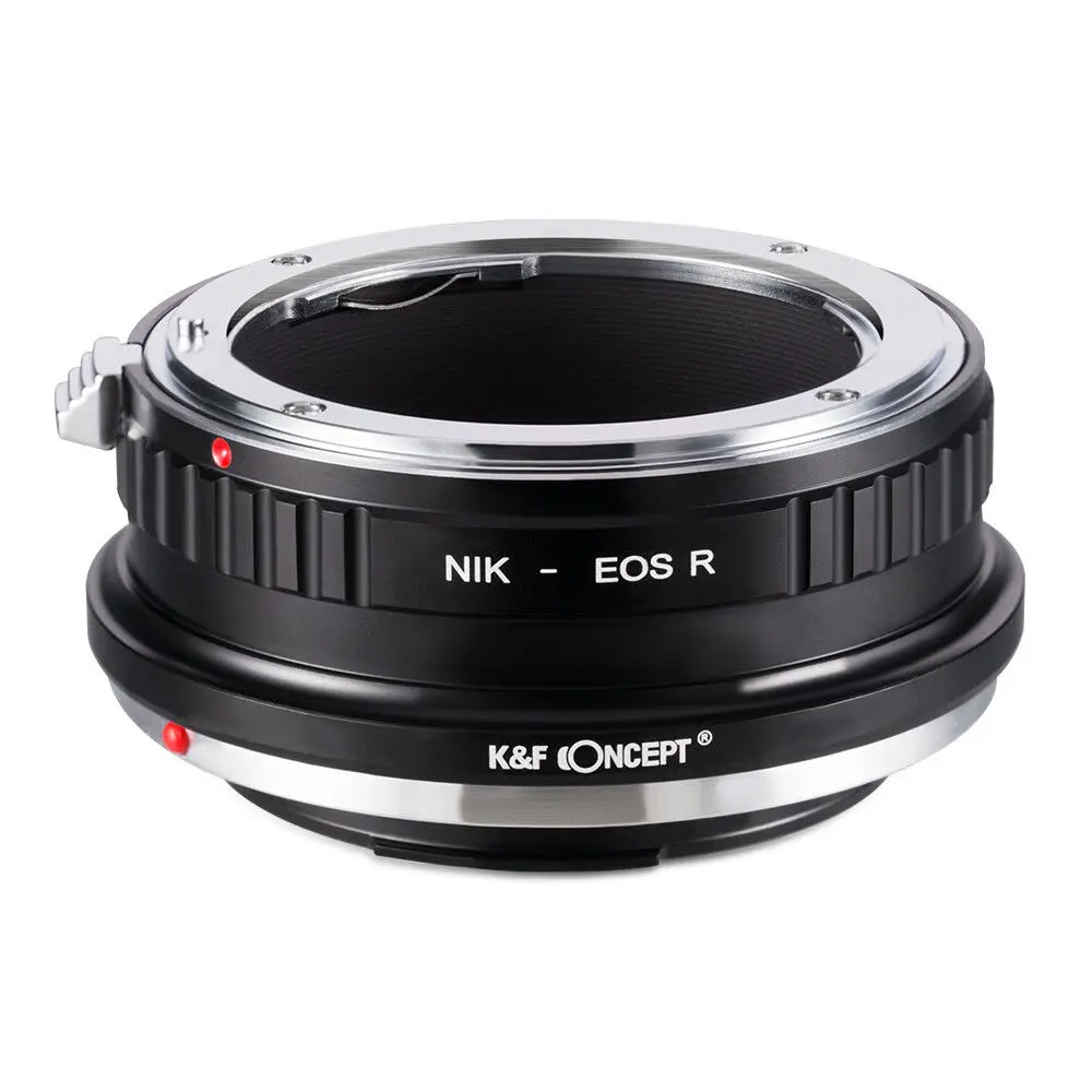 K&F Concept Lens Adapter Nikon F to EOS R for Nikon F AI AIS D Mount Lens to Canon RP R3 R5 R50 R6 R6II R7 R8 R10 R100