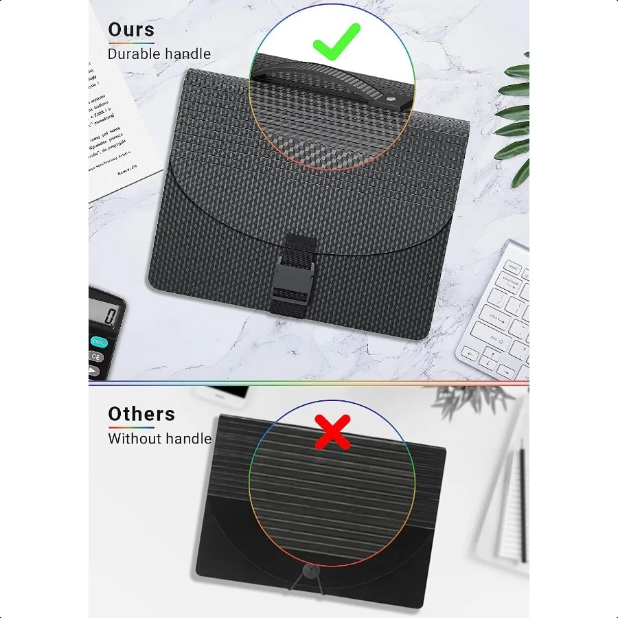 Расширяющиеся папки с 25 карманами, органайзер для файлов, органайзер для файлов с ручкой, портативная коробка для хранения документов, расширяемая папка для файлов, регулируемый порт