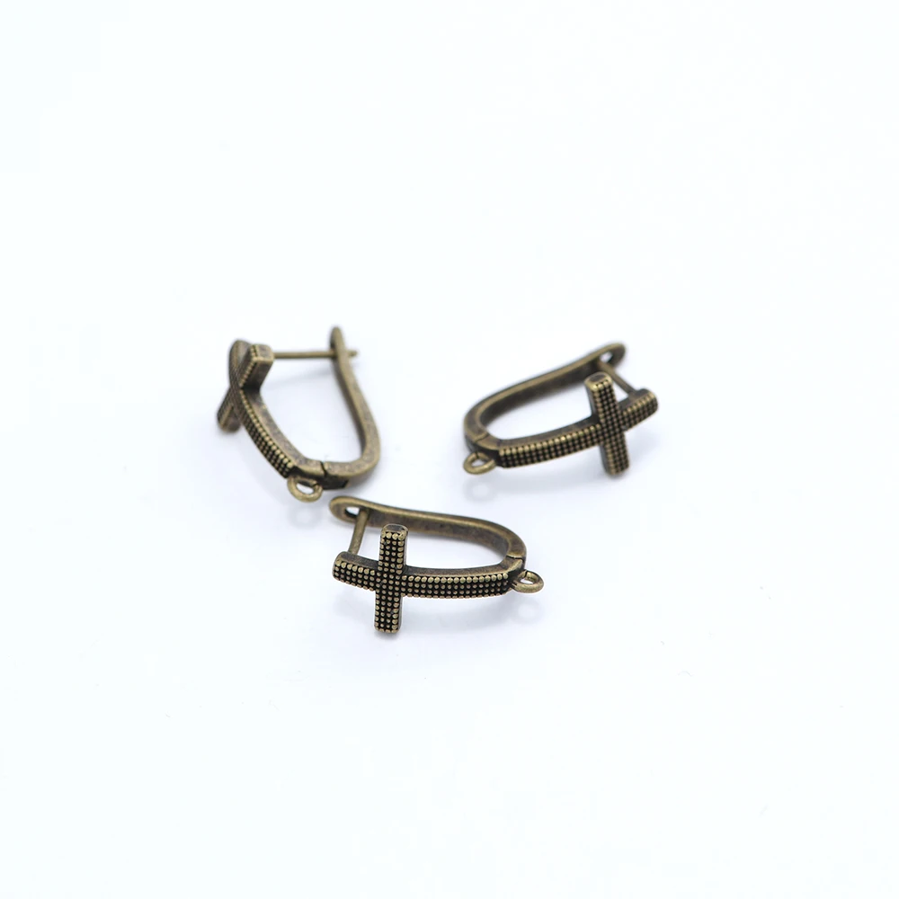 1 Pair NEW Antique Bronze  Earrings Findings For DIY Woman Jewelry Earring Hooks Accessories  Handmade Making Supplies Wholesale