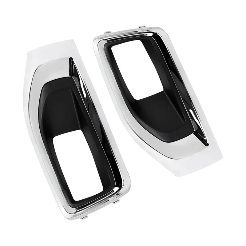 Front Left Side Fog Light Trim Cover Component For GMC Yukon/Yukon XL 2015-2020 Chrome Fog Lamp Bezel Frame GM1038187 13912295