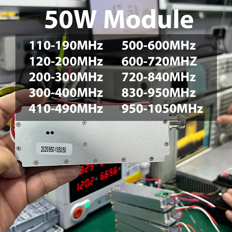 

Радиочастотный модуль 50 Вт 700 МГц-1000 МГц 315 МГц 433 МГц 3300 МГц 100 МГц 200 МГц 1,8 ГГц 1,9 ГГц 2,1 ГГц 2,3 ГГц 2,5 ГГц 3,3 ГГц 3,5 ГГц 3,1 ГГц