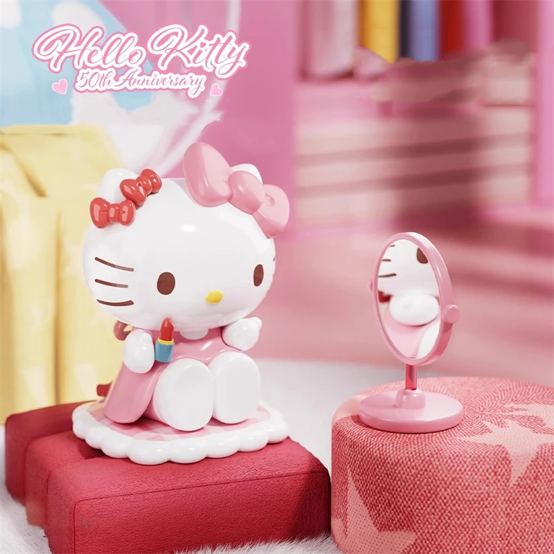 Sanrio Hello Kitty model dagelijks leven serie collectie ornamenten animatie perifere poppen kinderspeelgoed figuren verjaardagscadeautjes