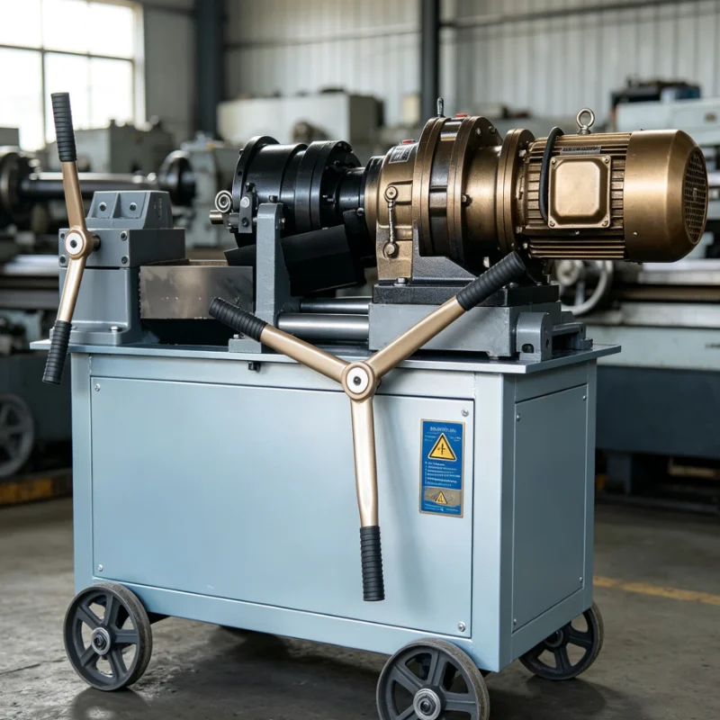 Factory Direct Tube Threading Machine for Steel Tube, Pipe and Rod Thread Cutting, Electric Tube Threader for Workshop
