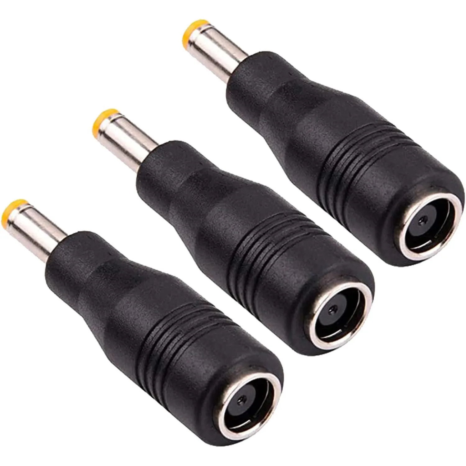 3 opakowanie DC 8mm Adapter do paneli słonecznych, DC7909 żeńskie do 5.5mm X 2.5mm męskie złącze solarne przejściówka Adapter do Generator słoneczny