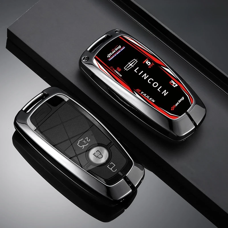 TPU Car Key Cover Case Bag for Lincoln Continental MKC MKZ MKX Navigator Z Nautilus Aviator Corsair 2017 2018 2019 2022 Keychain