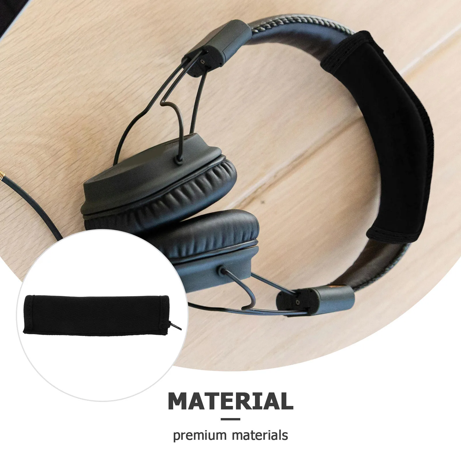 

Headphone Headband Cover Premium Neoprene Zipper Protector Compatible Xb950ap Replacement Cushion Pad Soft Comfortable Headband