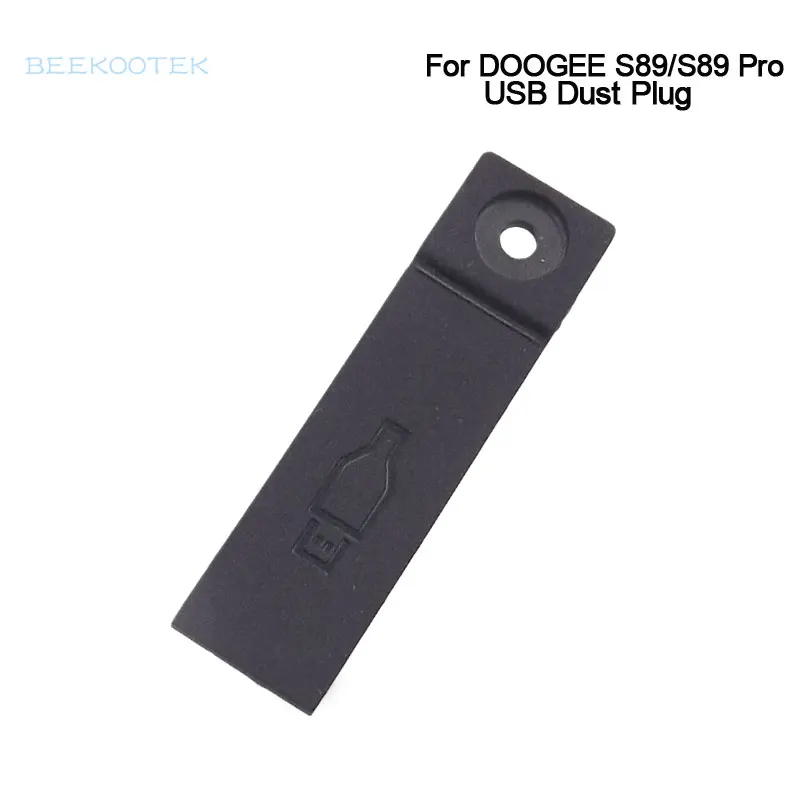 New Original DOOGEE S89 S89 Pro USB Rubber Dust Plug Cell Phone Earphone Dust Plug Accessories For DOOGEE S89 Pro Smart Phone