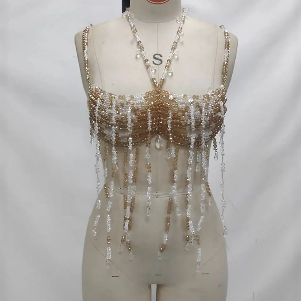 

Женский корсет в богемном стиле, красочный вязаный топ с лямкой на шее, пляжный наряд для отдыха и путешествий на море, летняя дышащая накидка