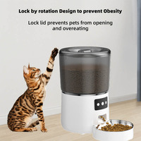 Fully automatic pet feeder, 4L capacity, intelligent timed control food dispenser, dog and cat feeding supplies, dog and gift it