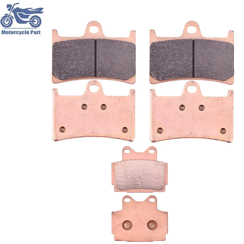 Motorcycle Sintered Front And Rear Brake Pads For YAMAHA FZR250 R TZR250 FZR400RR FZR400R R1-Z TZR250 RS FZS600 Fazer FZS600S