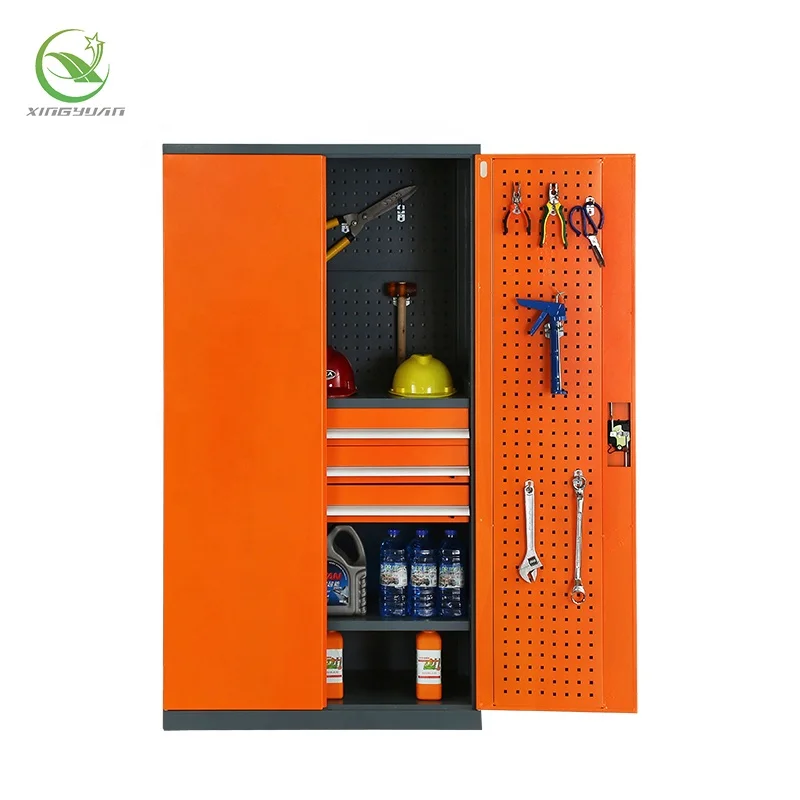 Heavy bearing ability strong durable structure tool cabinet steel workbench garage storage