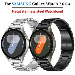 20mm Metal Strap For Samsung Galaxy Watch 7 FE 6 5 4 44mm 40mm Stainless Steel Bracelet Band Galaxy Watch 6 4 Classic 47mm 46mm