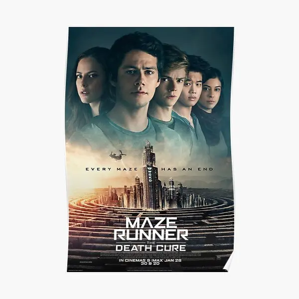 Maze Runner The Death Cure  Poster Picture Home Art Room Mural Modern Print Vintage Decoration Wall Painting Funny No Frame