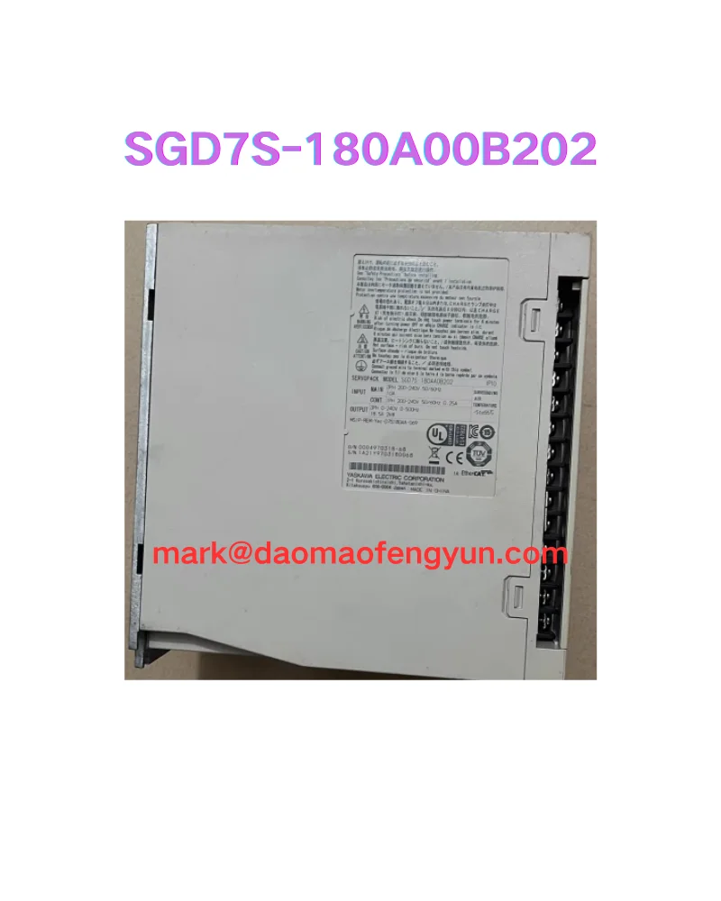 

SGD7S-180A00B202 Brand new servo drives,