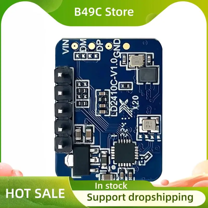B49C Human 10Pcs 24G Mmwave HLK-LD2410C Módulo de detecção de movimento com sensor de radar de presença humana