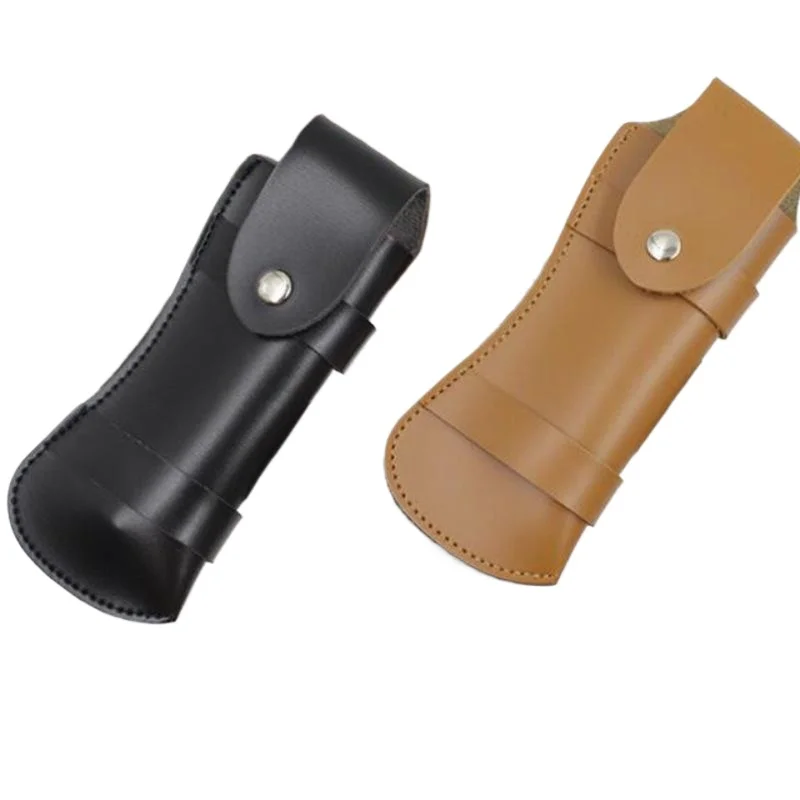 

Leather Pocket Holsters Sheath for Folding Camping Hunting Portable Tool Accessories Durable Practical
