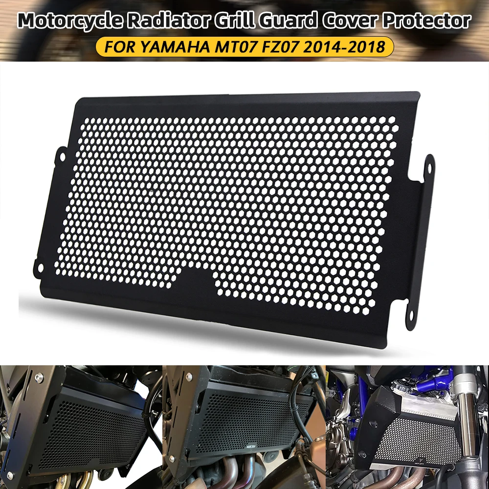 For Yamaha MT07 MT 07 FZ-07 FZ07 XSR 700 2014-2018 Motorcycle Radiator Grille Guard Protector Grill Cover XSR700 2022